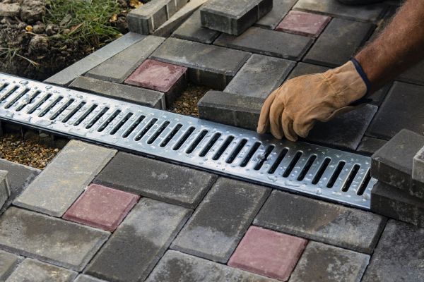 Patio Drain Installation